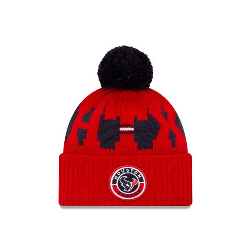 NFL Houston Texans Alternate Cold Weather Sport Knit (KJI5565) - Red New Era Beanies